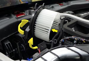 Blower Motor - HVAC (Remove And Replace)