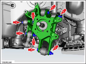 Knuckle - Suspension - Rear - LH (Remove and Replace)