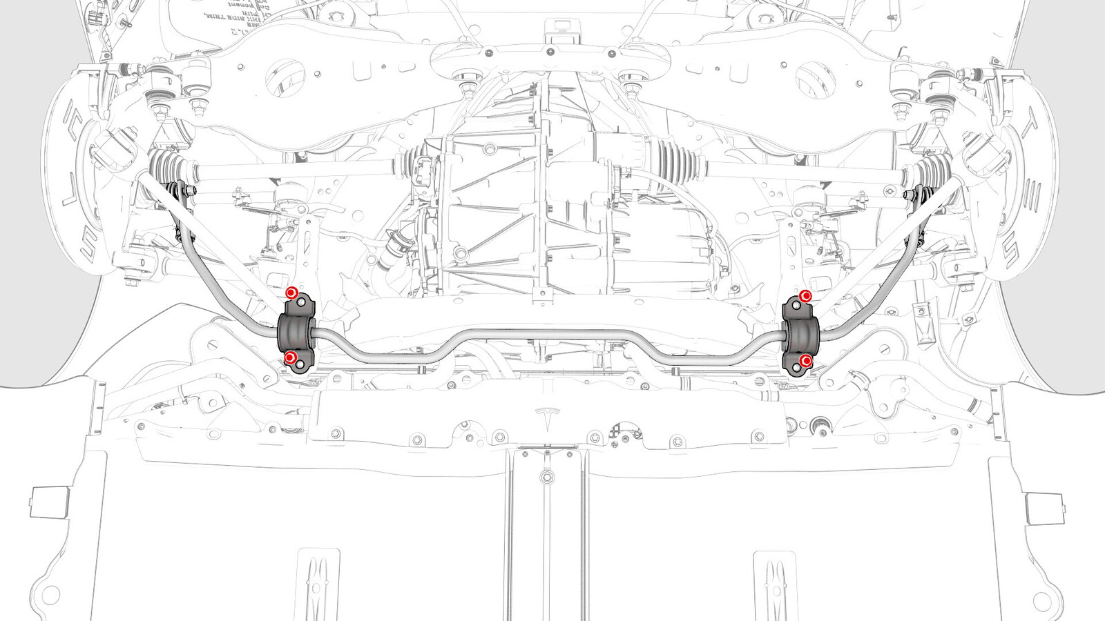 Stabilizer Bar Rear (Remove and Replace)