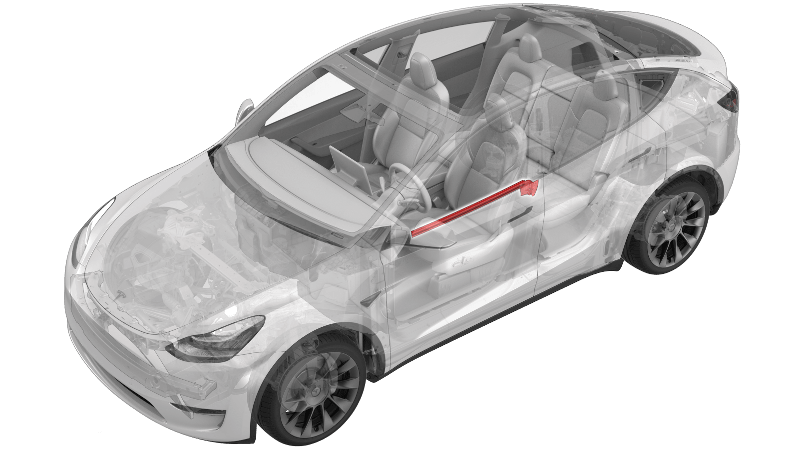 Clip zur Befestigung von Bremsleitungen am Rahmen für VW